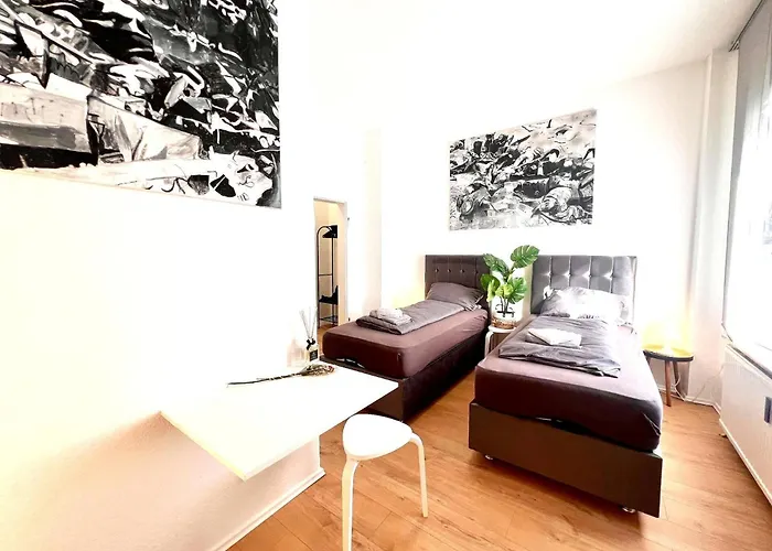 Zentrales Mit Kueche Und Wlan, Naehe Messe Und Hbf 公寓